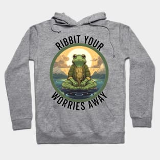 Ribbit Your Worries Aawy Hoodie